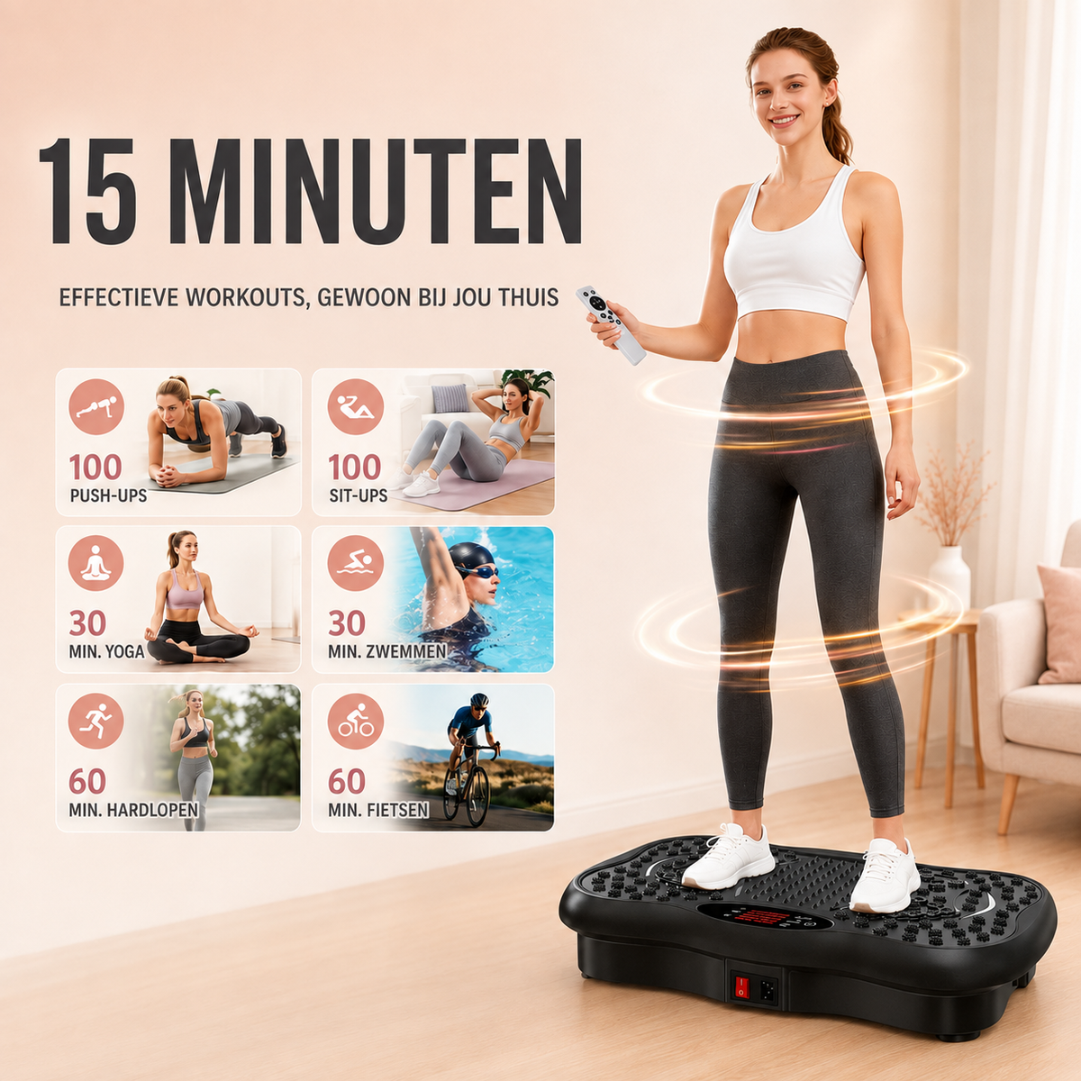 VitaMove™ Trilplaat — Bewegen op jouw manier.