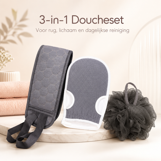 PureReach™ Doucheset – Een zachte, frisse huid van top tot teen.
