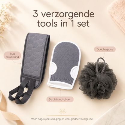 PureReach™ Doucheset – Een zachte, frisse huid van top tot teen.