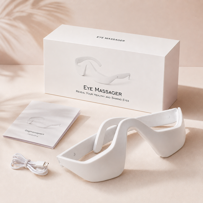 EyeRevive™ Oogmassagebril – Een ontspannen en frisse oogopslag.