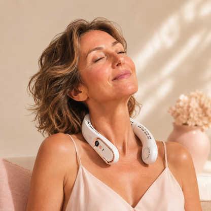 CoolWave™ Nekventilator – Frisse verkoeling, waar je ook bent.
