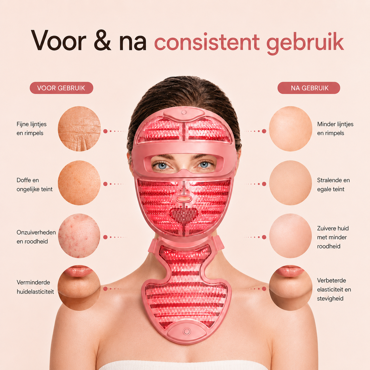 LumiLift™ Face & Neck Mask – Zie er weer zo fris uit als je je voelt.