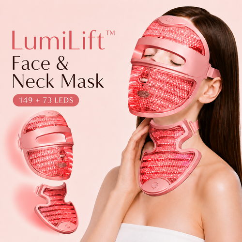 LumiLift™ Face & Neck Mask – Zie er weer zo fris uit als je je voelt.
