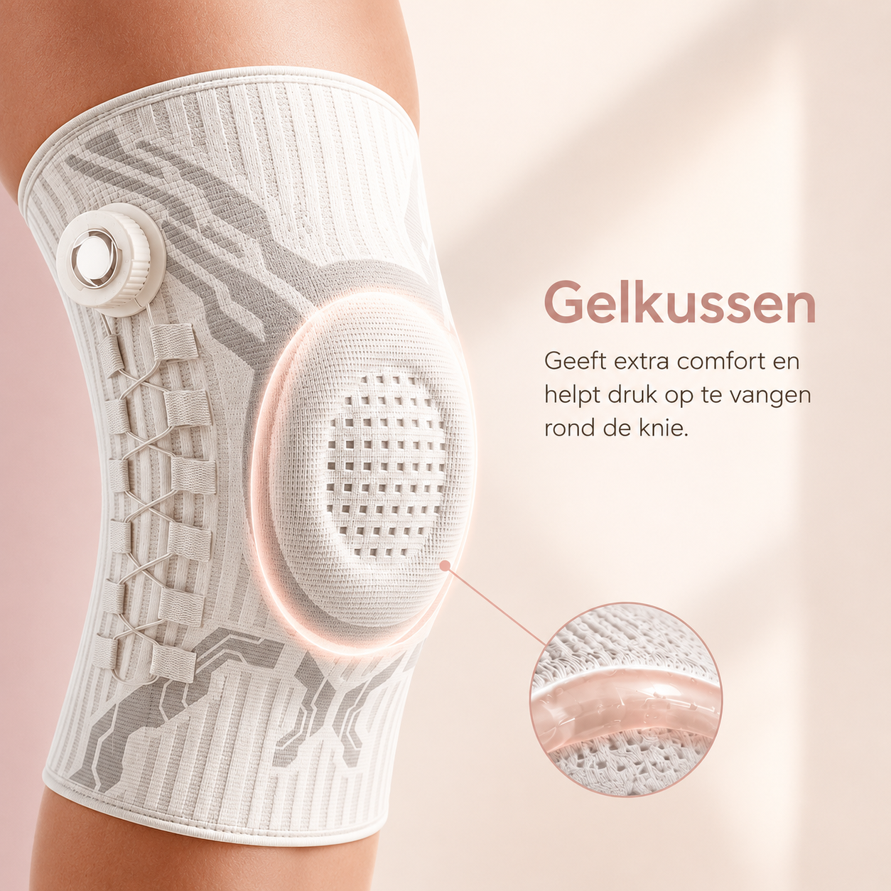 StepSure™ Kniebrace – Blijf bewegen. Voel meer steun. Stap met meer vertrouwen.