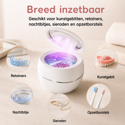 CleanDent™ Ultrasone Gebitsreiniger — Grondige reiniging.