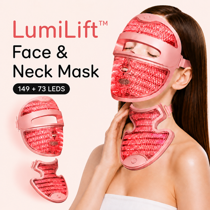 LumiLift™ Face & Neck Mask – Zie er weer zo fris uit als je je voelt.