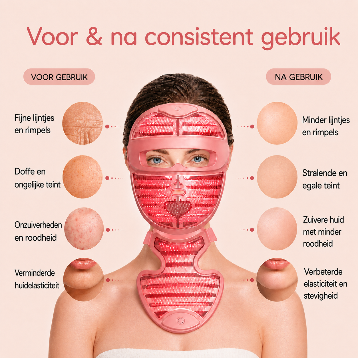 LumiLift™ Face & Neck Mask – Zie er weer zo fris uit als je je voelt.