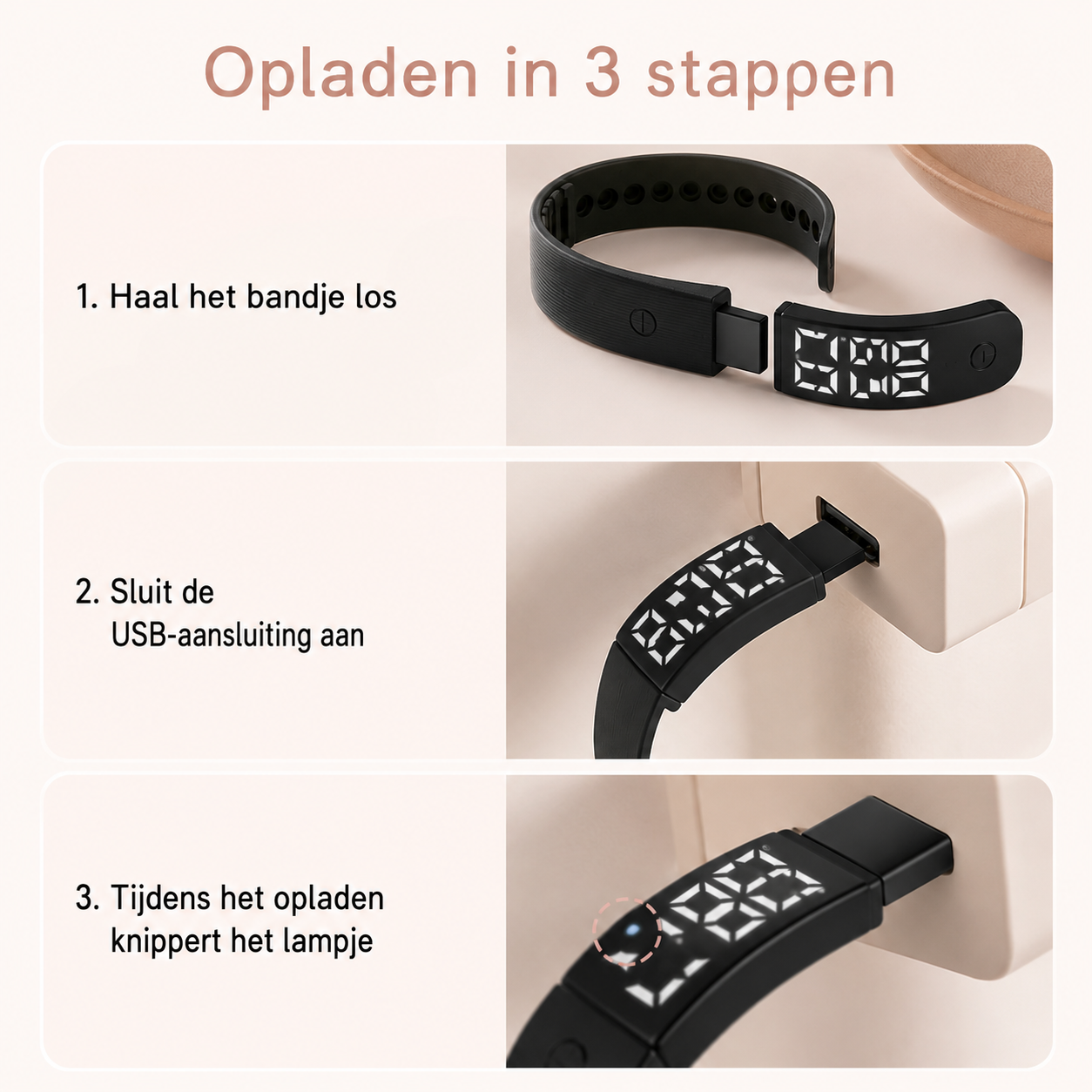 Movira™ Activiteitsarmband — Zie je stappen. Voel je vooruitgang.