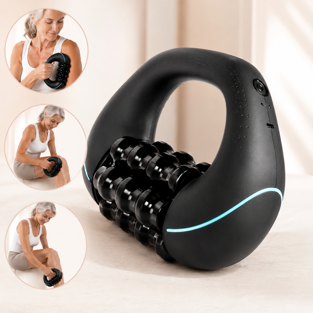 RollRelief™ Massageroller — Rol de spanning van je af.
