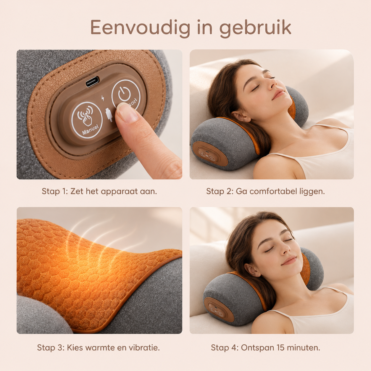 NekRust™ Nekmassager — Laat je nek eindelijk los.