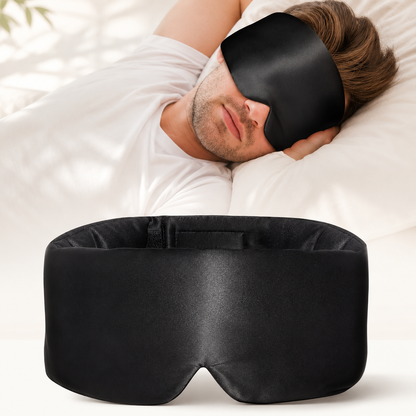 SilkShade™ Zijden Slaapmasker — Maak het donker wanneer jij wilt slapen.
