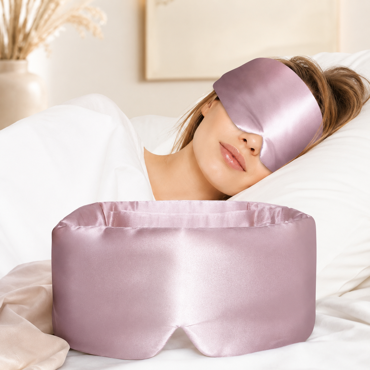 SilkShade™ Zijden Slaapmasker — Maak het donker wanneer jij wilt slapen.