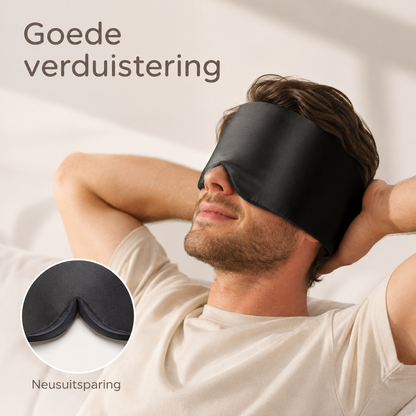 SilkShade™ Zijden Slaapmasker — Maak het donker wanneer jij wilt slapen.