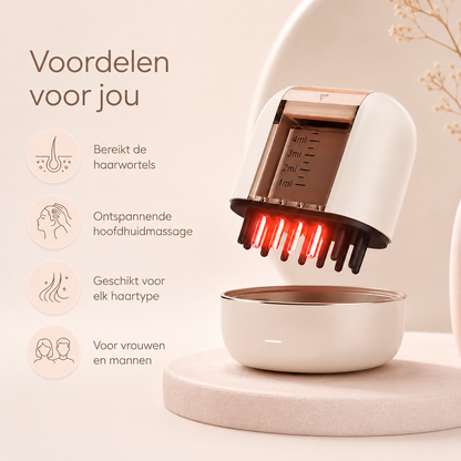 ScalpCare™ Applicator – Gerichte verzorging, gelijkmatige verdeling.