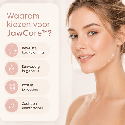 JawCore™ Kaaktrainer – Voor gerichte training van je kauwspieren.