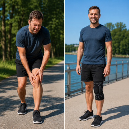 StepSure™ Kniebrace – Blijf bewegen. Voel meer steun. Stap met meer vertrouwen.