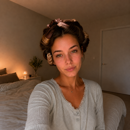 DreamCurls™ Heatless Curls Set – Volle krullen zonder moeite.