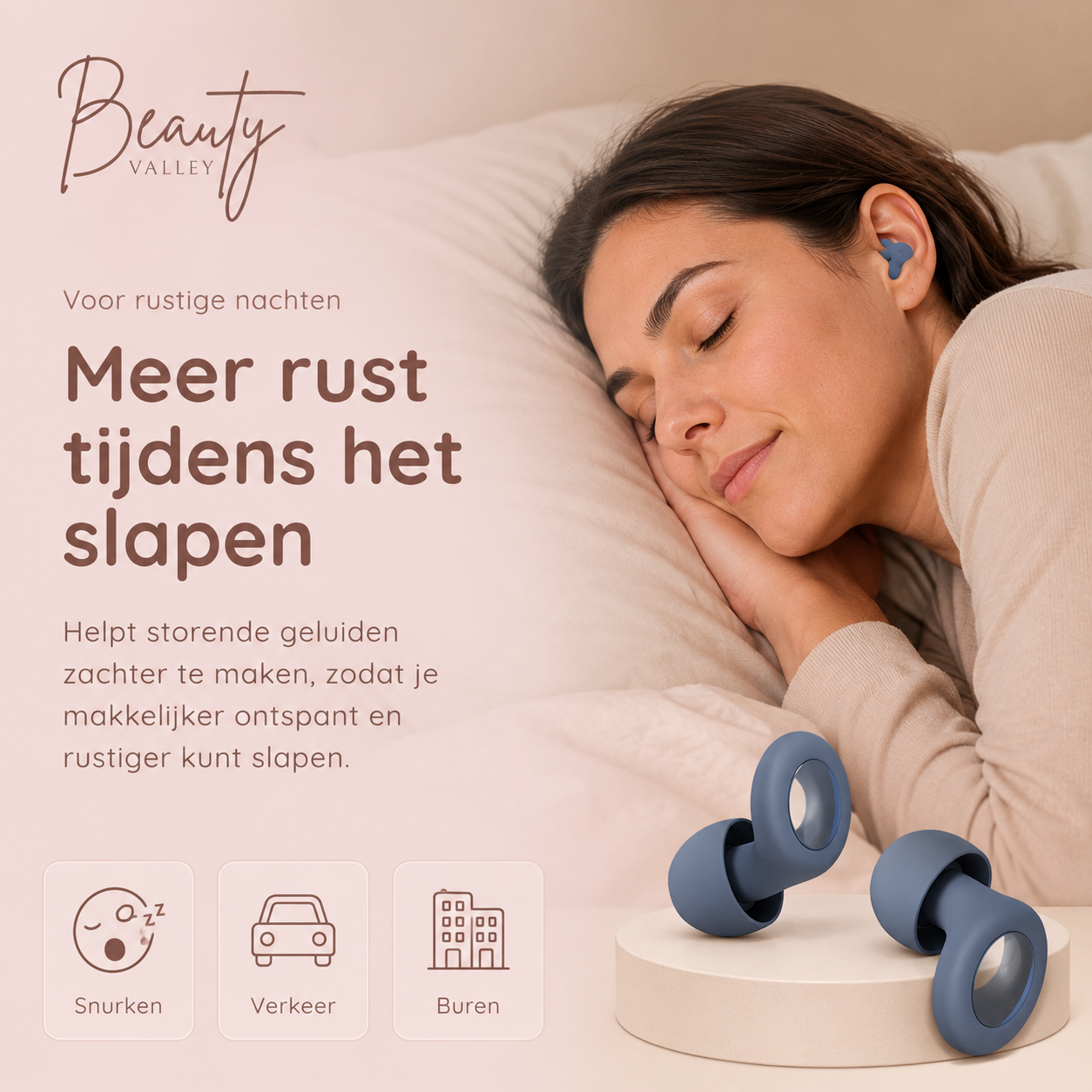 CalmLoop™ Ear Plugs — Minder geluid, meer rust.