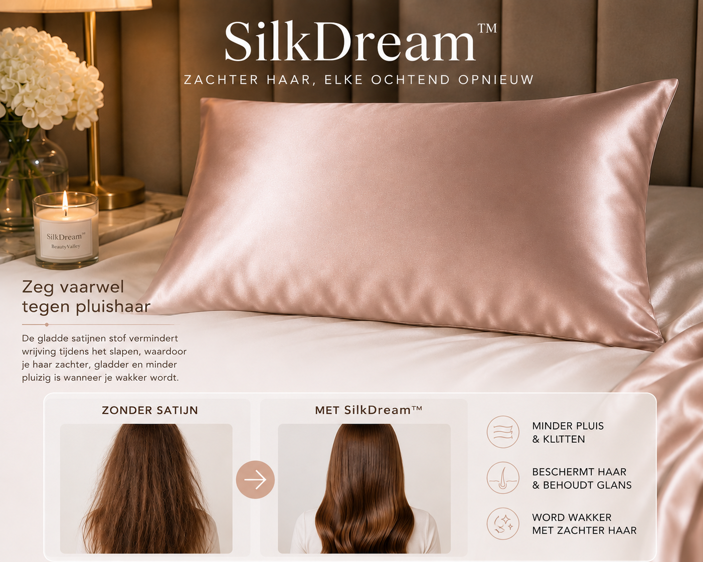 SilkDream™ Kussensloop