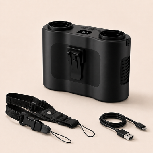 CoolClip™ Tailleventilator – Handsfree verkoeling op warme dagen.