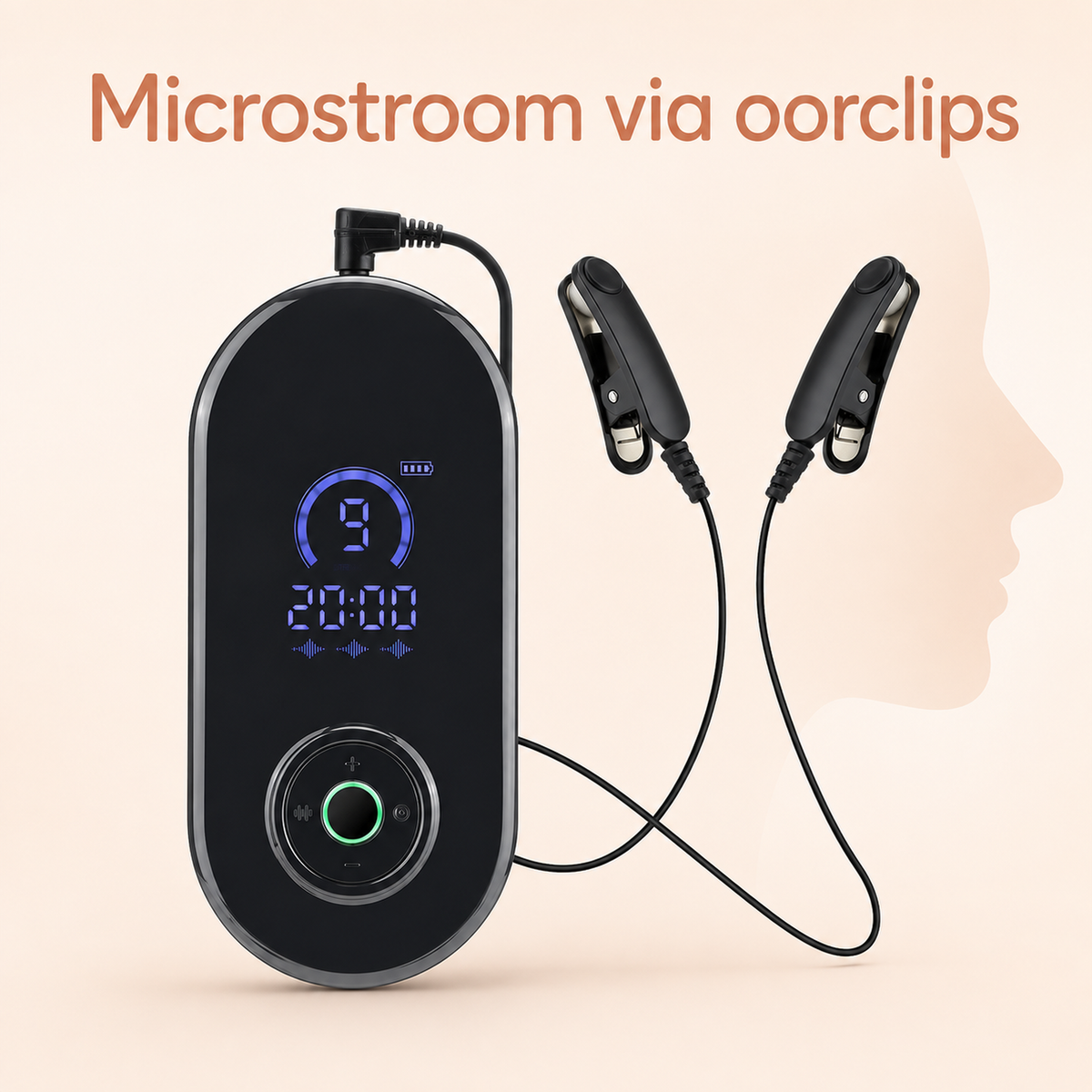 CalmShift™ Microstroomapparaat — Even terug naar jouw eigen ritme.