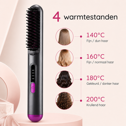 SmoothBrush™ Stijlborstel — Makkelijk glad. Mooi verzorgd.