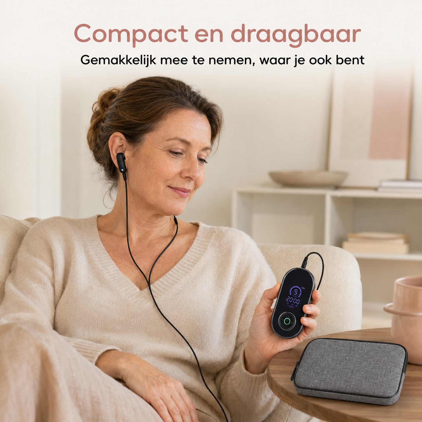 CalmShift™ Microstroomapparaat — Even terug naar jouw eigen ritme.