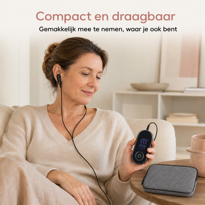 CalmShift™ Microstroomapparaat — Even terug naar jouw eigen ritme.