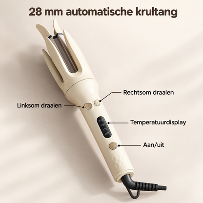 CurlMate™ Automatische Krultang — Jouw makkelijke weg naar mooie krullen.